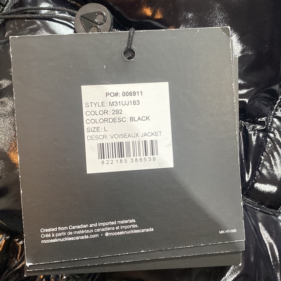 BRAND NEW  BLACK MOOSE KNUCKLE PUFFER JACKET - Picture 7 of 8